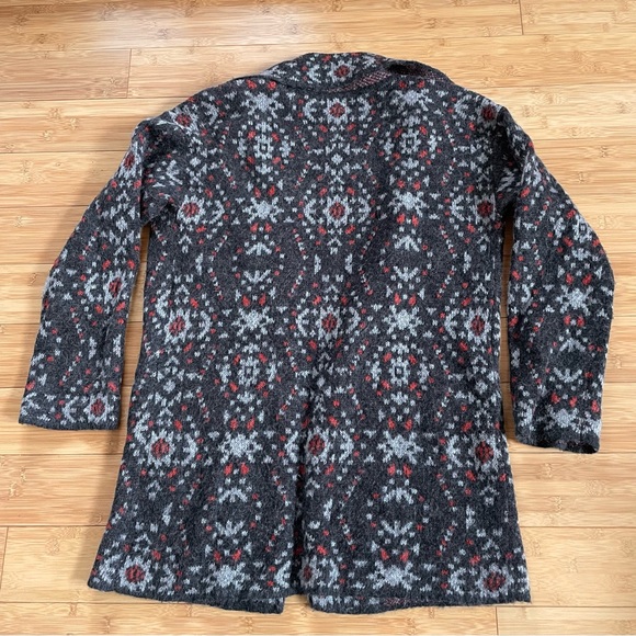 Free People Aztec Alpaca Wool Sweater Coat - Picture 4 of 12